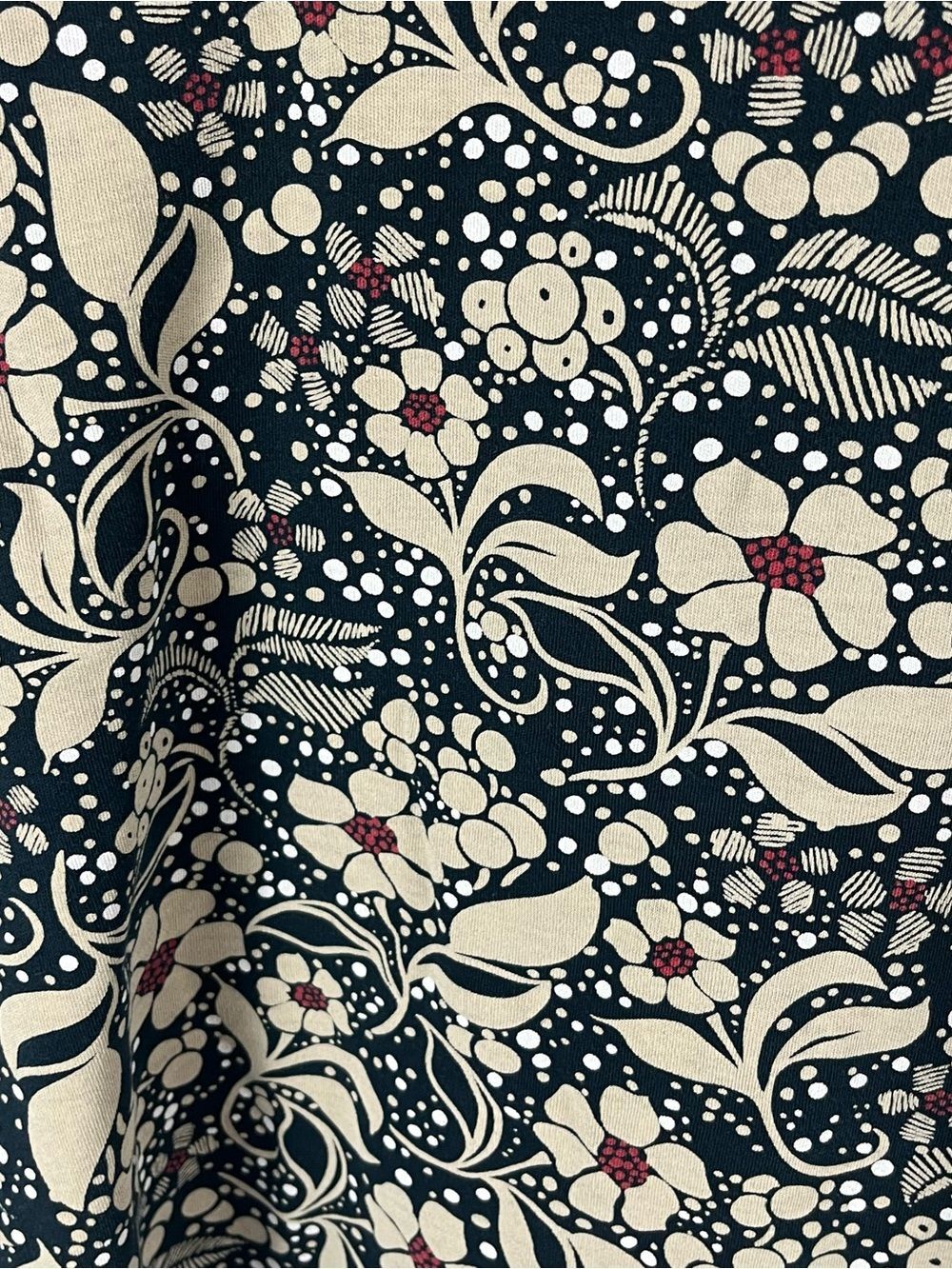 croft & barrow Floral 100% Cotton Short Sleeve Tee women’s M - Picture 3 of 5